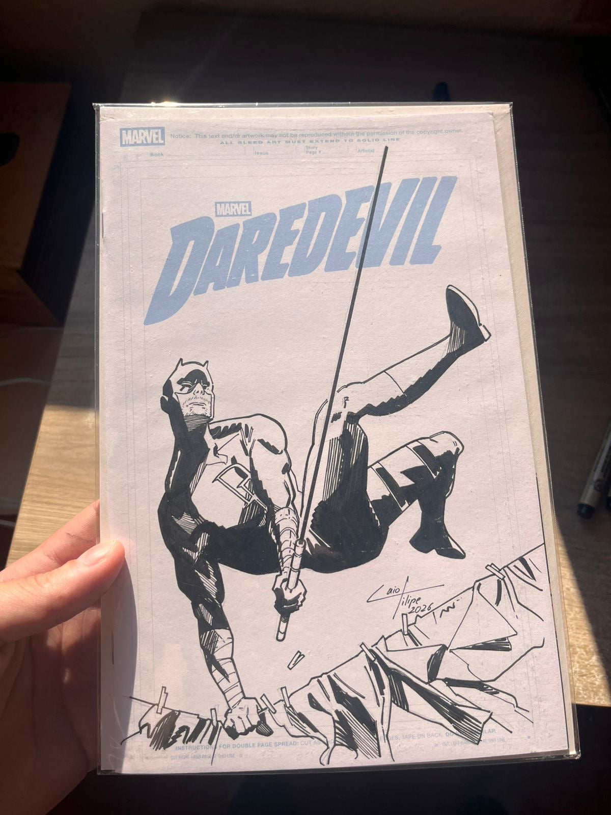 Daredevil - blank by Caio Filipe