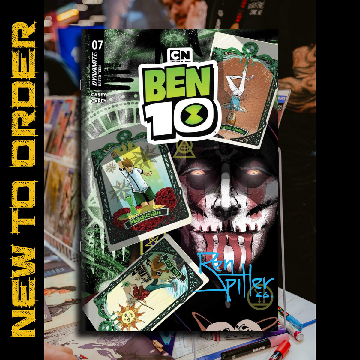 BEN 10 #7 SIGNED BY REN SPILLER